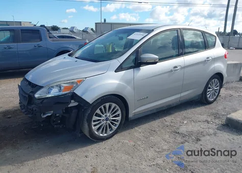 2017 Ford C-Max Hybrid Se из США, поврежденный, VIN 1FADP5AUXHL113773